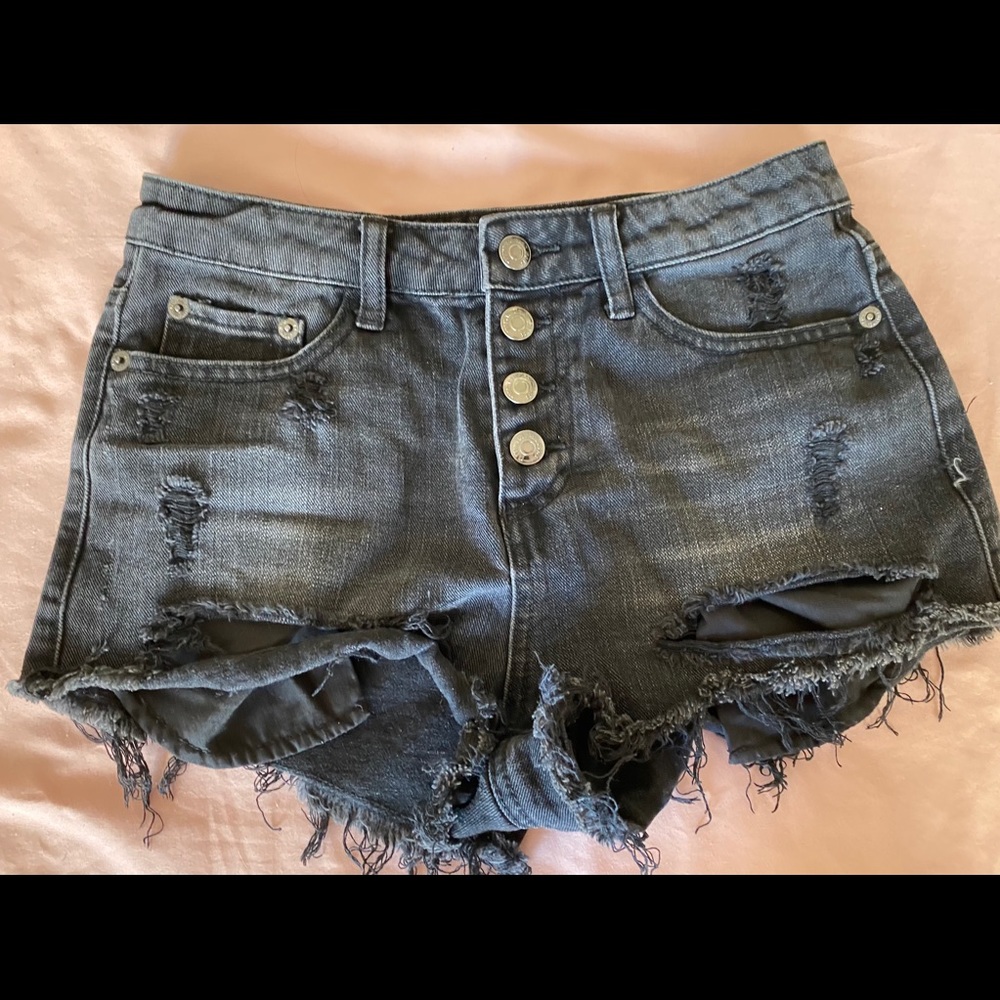 Denim shorts